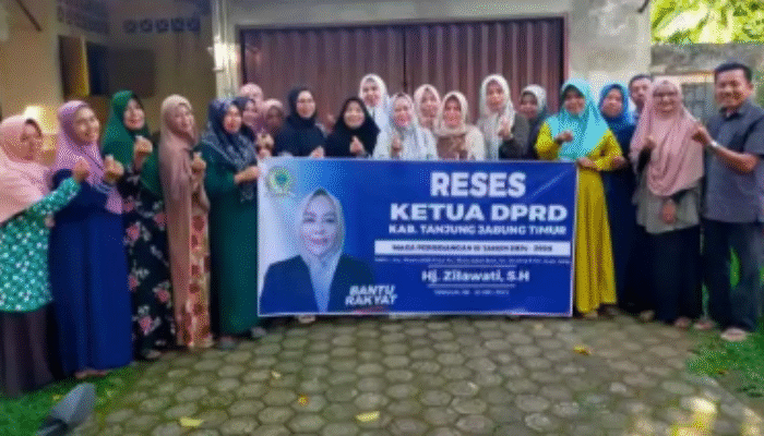 Ketua DPRD Tanjabtim Gelar Reses Masa Sidang III Tahun 2024-2025 di Talang Babat
