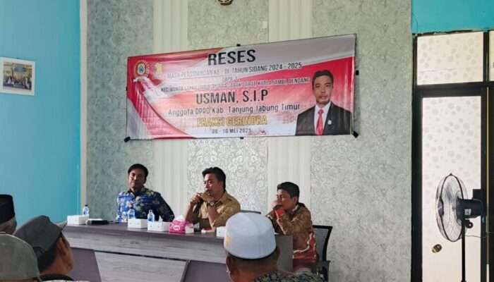 Anggota DPRD Tanjabtim Usman Perjuangkan Aspirasi Warga untuk Pembangunan Merata