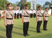Kapolres Tanjabtimur Pimpin Upacara Serah Terima Jabatan Kasat Polair dan Kapolsek Kuala Jambi