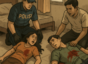 Anak Pulang Kerja, Temukan Ibu dengan Pria, Lalu Menikam