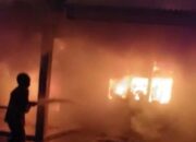 Lima Ruko di Talang Babat Terbakar, Diduga Akibat Gudang Arang Batok Kelapa