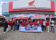 Sinsen Gelar Convoy Merdeka Bersama Bikers Honda di Jambi