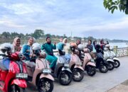 Keliling Kota Jambi Bareng Komunitas Yamaha Filano, Asyiknya Touring Sambil Nongkrong Kekinian
