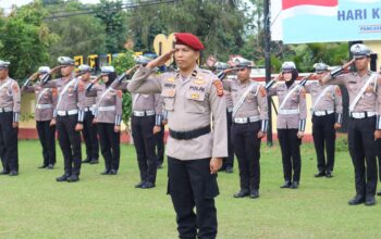Polres Tanjabtimur Gelar Upacara Peringatan Hari Kesaktian Pancasila 1 Oktober