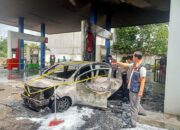 Polda Jambi Tertibkan Kendaraan Modifikasi Diduga Langsir BBM, Mobil Terbakar di SPBU Bungo