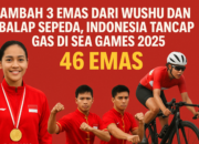 Tambah 3 Emas dari Wushu dan Balap Sepeda, Indonesia Tancap Gas di SEA Games 2025
