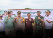 Wabup Tanjab Timur, Kapolres, dan Forkopimda Gelar Penanaman Pohon Serentak HUT Provinsi Jambi ke-69