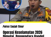 Polres Tanjung Jabung Timur Gelar Operasi Keselamatan Siginjai 2026 Selama 14 Hari
