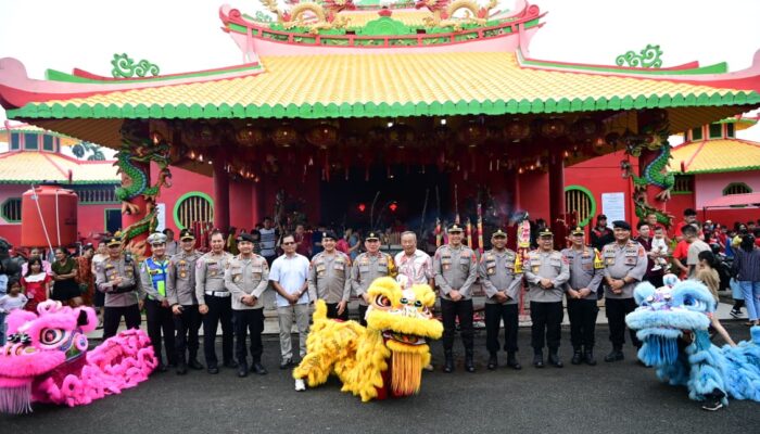 Wakapolda Jambi Monitoring Perayaan Imlek, Pastikan Ibadah Aman dan Kondusif