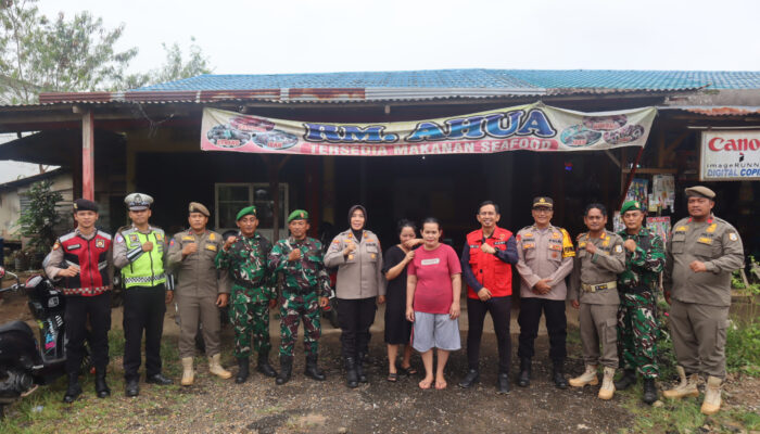 Sinergitas TNI–Polri dan Satpol PP, Polres Tanjabtimur Intensifkan Patroli Pengamanan Imlek 2026