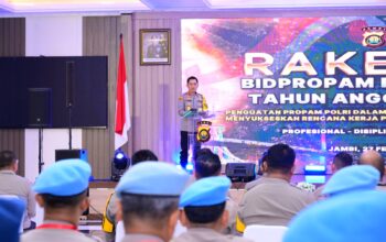 Kapolda Jambi Buka Rakernis Bidpropam 2026, Tekankan Pengawasan Adaptif dan Humanis