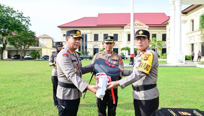 Perkuat Respons 110, Polresta Jambi Terima Kendaraan Dinas Pamapta