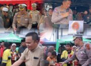 Sinergi Tanpa Batas! Ditlantas Polda Jambi Gandeng Ratusan Ojol Tebar 1.200 Paket Kebaikan di Jalanan