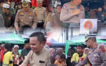 Sinergi Tanpa Batas! Ditlantas Polda Jambi Gandeng Ratusan Ojol Tebar 1.200 Paket Kebaikan di Jalanan