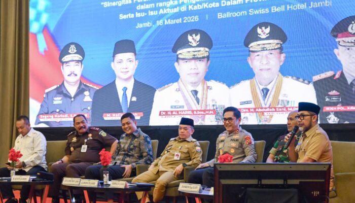 Kapolda Jambi ikuti Rakor Pengamanan Idul Fitri 1447 H, Perkuat Sinergi Lintas Sektoral