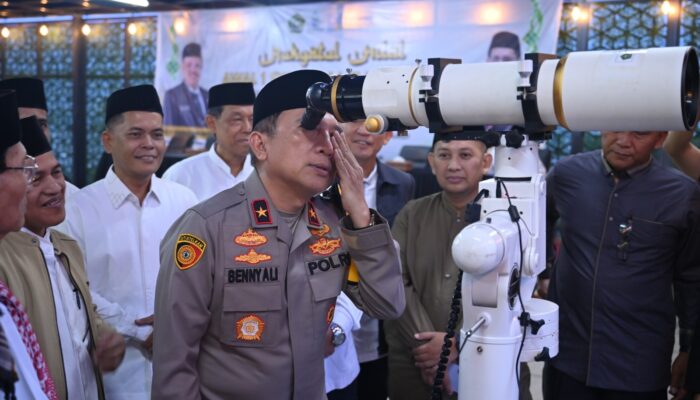 Wakapolda Jambi Hadiri Rukyatul Hilal Awal Syawal 1447 H, Hilal Tidak Terlihat