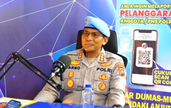 Polda Jambi Sosialisasikan QR Code Yanduan Online Propam Polri Lewat Podcast Live Streaming