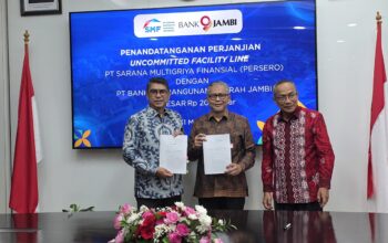 Perkuat Pembiayaan Perumahan, Bank Jambi Jalin Kerjasama dengan SMF Senilai Rp. 200 Miliar