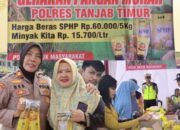 Gerakan Pangan Murah Polri Bantu Stabilkan Harga, Warga Talang Babat Antusias Berbelanja