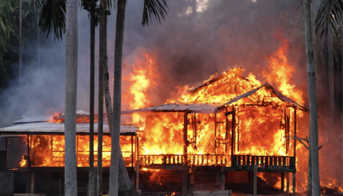 Ditinggal Lebaran, Rumah di Sungai Beras Ludes Dilalap Api dalam 30 Menit
