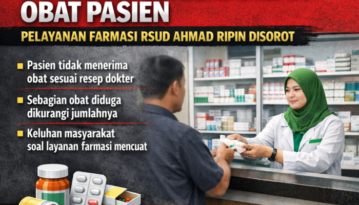 Diduga Ada Praktik Pengurangan Obat Pasien, Pelayanan Farmasi RSUD Ahmad Ripin Muaro Jambi Disorot
