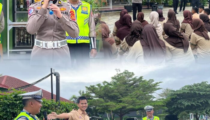 “Road Safety for Humanity”, Ditlantas Polda Jambi Goes to School: Edukasi Lalu Lintas Tanamkan Karakter Disiplin Pelajar MAN 2 Kota Jambi