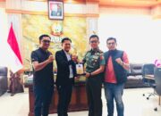 Perkuat Sinergi, Ketua PWI Kota Jambi dan Pengurus Silaturahmi bersama Danrem 042 Gapu