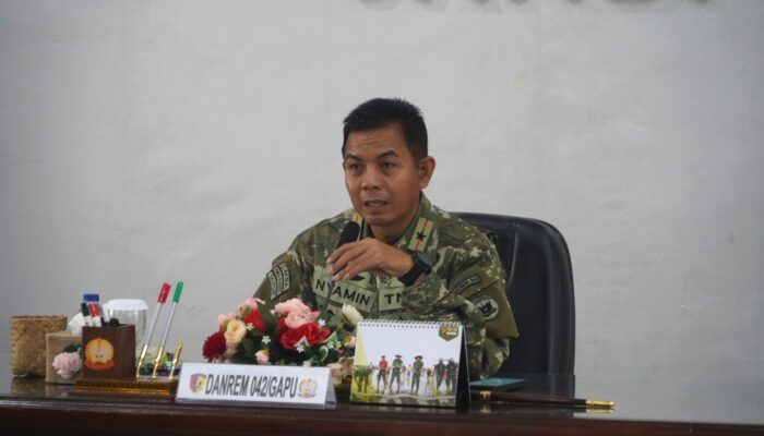 Antisipasi Karhutla 2026, Korem 042/Gapu gelar Rakor Lintas Sektoral, Dorong Pendekatan Preventif dan Respons Cepat di Jambi