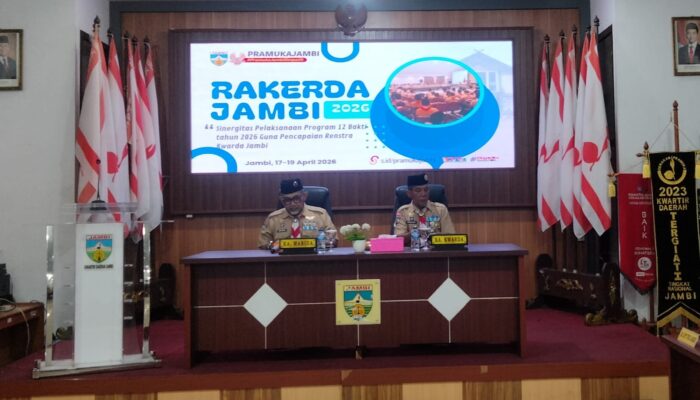 Sekda Sudirman Buka Rakerda Pramuka 2026: Fokus Evaluasi Strategi, Kaderisasi Pemimpin Muda