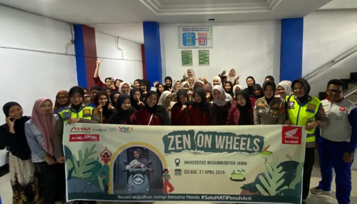 Mahasiswi Jambi Jadi Pelopor Keselamatan Berkendara Lewat Edukasi “Zen on Wheels”