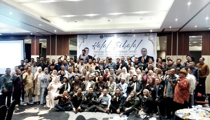 Perkuat Soliditas Advokat, DPC PERADI Jambi Gelar Halal Bihalal Bertema “Satu Wadah, Satu Marwah