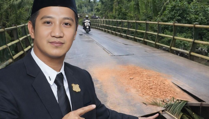 Jembatan Harmoko Rusak Parah, DPRD Tanjab Barat Desak Perbaikan Segera Demi Kelancaran Ekonomi