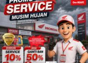 Motor Tetap Prima di Musim Hujan, Sinsen Siapkan Promo Service Spesial di AHASS Jambi