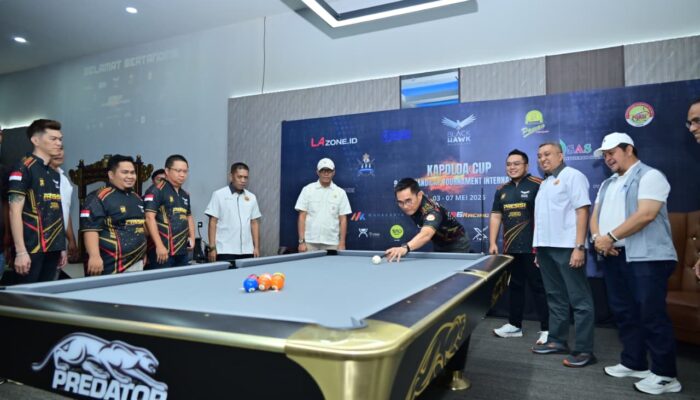 Polda Jambi Buka Turnamen 9 Ball International Open Handicap Kapolda Cup, Dorong Sportivitas dan Prestasi Atlet Biliar