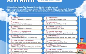 Mantapkan Operasional, Bank Jambi Wacanakan Penambahan ATM