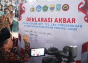 Belasan Ribu Pelajar Jambi Deklarasi Tolak IRET, TCC dan Bullying