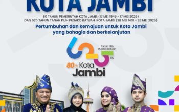 17 Mei 2026, Kota Jambi Rayakan 80 Tahun Pemerintahan dan 625 Tahun Tanah Pilih Pusako Betuah