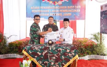 Pemprov Hibahkan Lahan untuk Pembangunan KODAM Provinsi Jambi