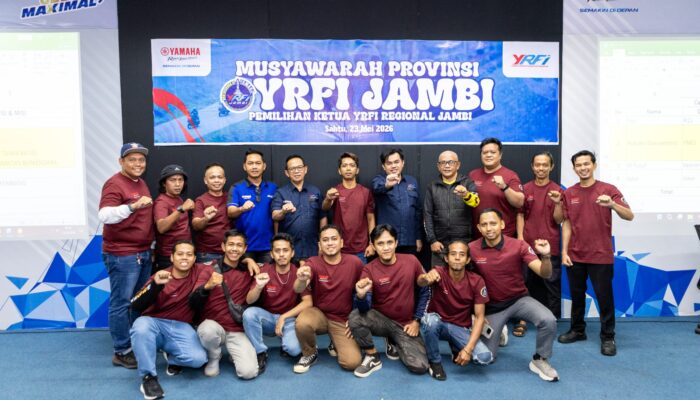 Ketua Baru YRFI Chapter Jambi Siap Kibarkan Solidaritas Biker 2026–2029