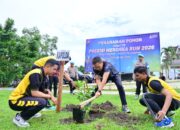 Polda Jambi Tanam Pohon dalam Road to Presisi Merdeka Run 2026, Wujud Nyata Kepedulian Lingkungan