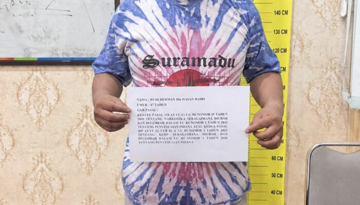 Mantan Kades Diciduk Tim Kuda Hitam, Sabu Disimpan dalam Kaleng Rokok