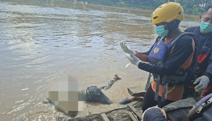 Setelah 6 Hari Pencarian, Jasad Pemuda Mandiangin Ditemukan Mengapung di Sungai Batang Tembesi