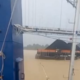 Dentuman Keras di Tengah Hujan, Tongkang Batu Bara Hantam Jembatan Muara Sabak