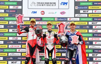 CBR Series Melesat Kencang, AHRT Borong Tiga Podium ARRC Motegi