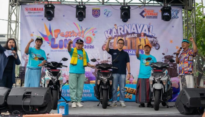 Yamaha GEAR ULTIMA Karnaval Sambangi Depok, Hadirkan Warna Baru dan Beragam Aktivitas Keluarga