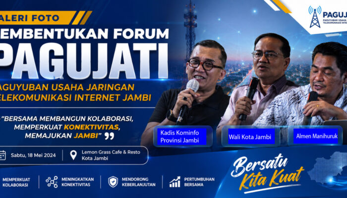 PAGUJATI Lahir, Jambi Dorong Penataan Kabel Internet Bawah Tanah dan Perkuat Ekosistem Digital Daerah