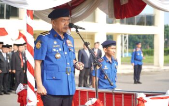 Pimpin Upacara HUT Damkar ke-107, Satpol PP ke-76 dan Satlinmas ke-64, Gubernur Al Haris: Momentum Meningkatkan Pelayanan Kepada Masyarakat