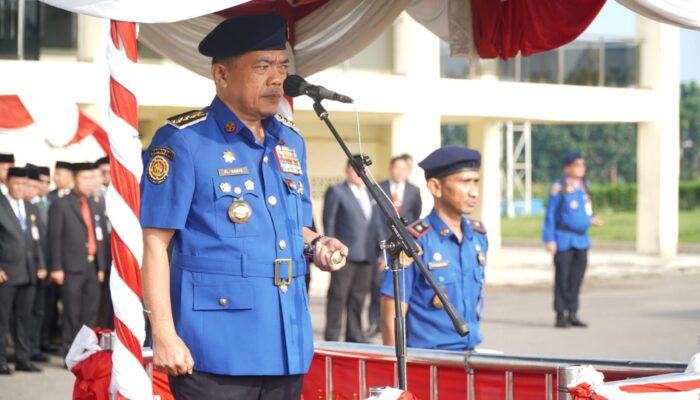Pimpin Upacara HUT Damkar ke-107, Satpol PP ke-76 dan Satlinmas ke-64, Gubernur Al Haris: Momentum Meningkatkan Pelayanan Kepada Masyarakat