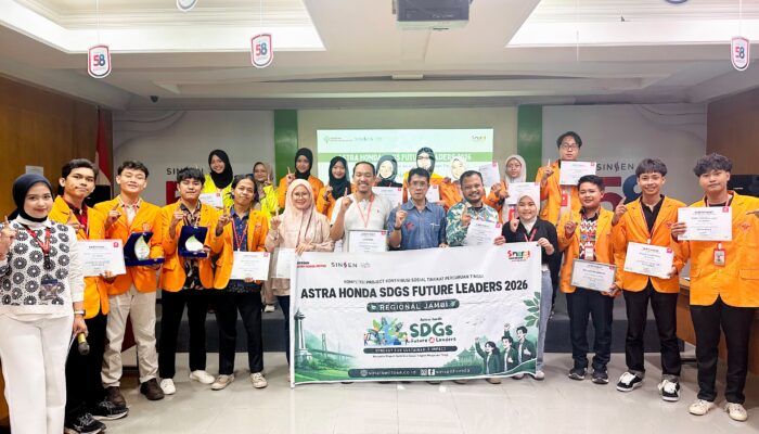 Sinsen Cetak Generasi Inovatif, Mahasiswa Jambi Tampil Gemilang di Astra Honda SDGs Future Leaders 2026