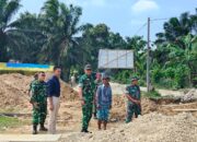 Kasiter Korem 042/Gapu Tinjau Pembangunan Jembatan Program Karya Bakti Skala Besar TA 2026 di Sarolangun